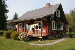 Homestead at Port Neville.