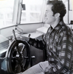 Brian Burkholder at wheel.