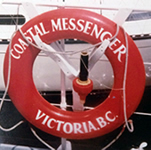 Coastal Messenger life ring.