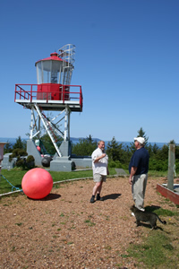 Visiting at a light house.