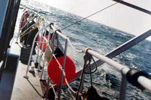 Stabilizers reduce rolling in sea way.